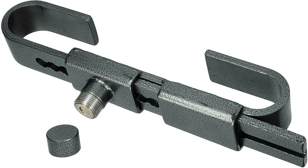 Falleba Diebstahlsicherung, verstellbar von 220 bis 430 mm (38 mm), Türschloss für Container, Sattel