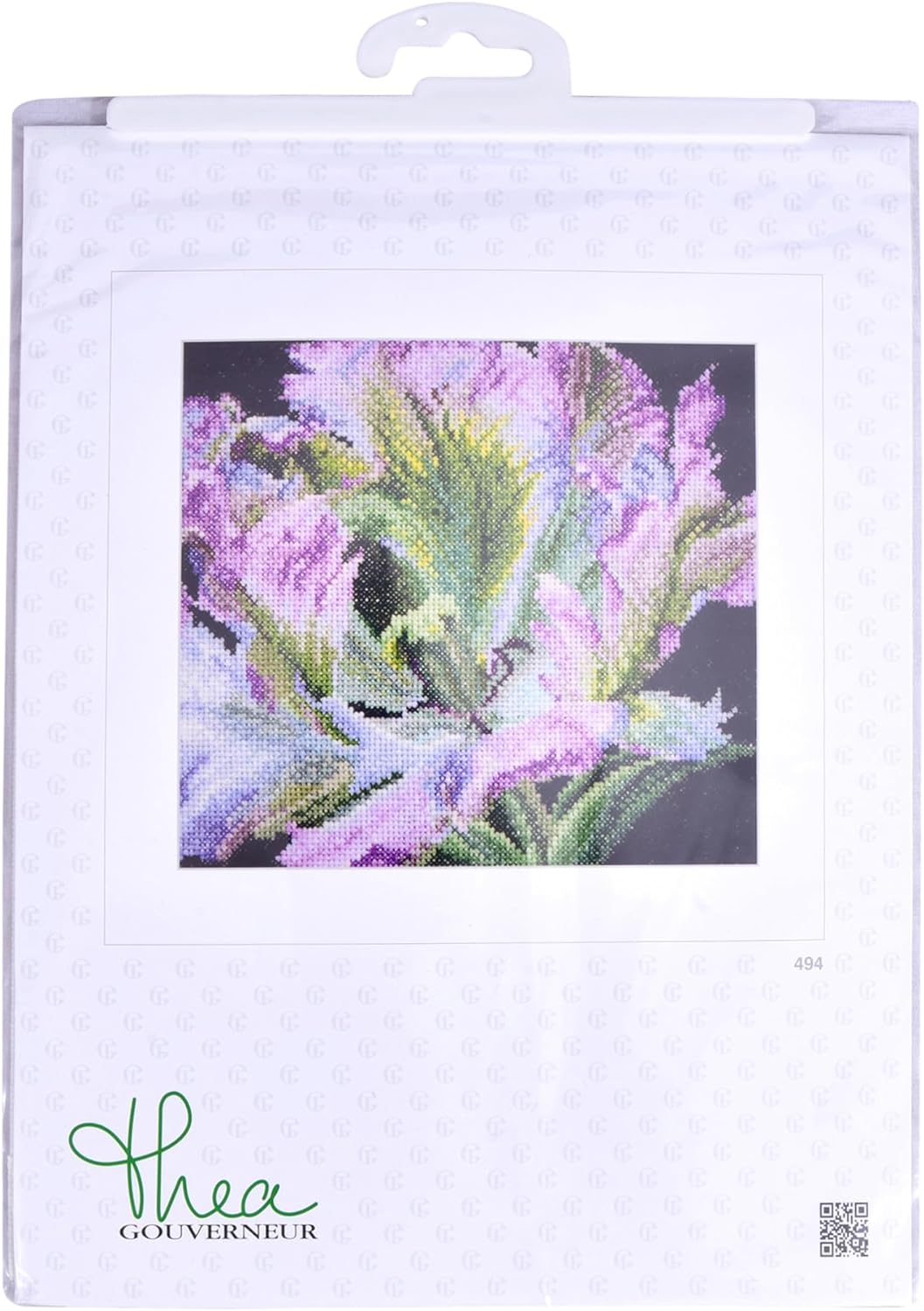 Thea Gouverneur - Kreuzstich-Set - Tulpe - Aia - Aida - 18 Count - Für Erwachsene - 494A, Tulpe - Ai