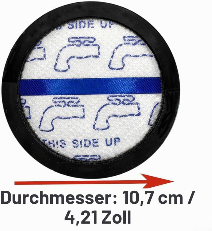 Akku-Staubsaugerfilter für EUREKA, Ersatzteil-Zubehörfilter (3 Stück) 3er-Pack, 3er-Pack