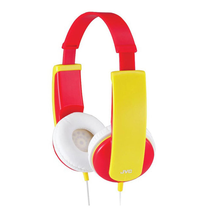 JVC HA-KD5-R-E - Kinder Stereo Kopfhörer mit reduzierter Lautstärke (85dB/1mW), ab 3 Jahre Rot, Rot