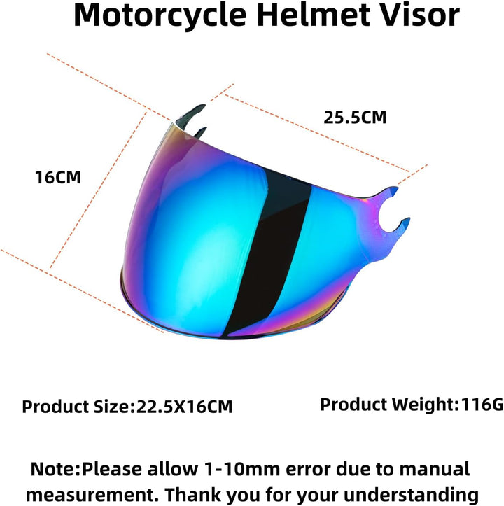 Helm Visier für LS2 of562,Motorrad Wind Schild Helm Objektiv Visier,Motorradhelm Visier,Integralhelm