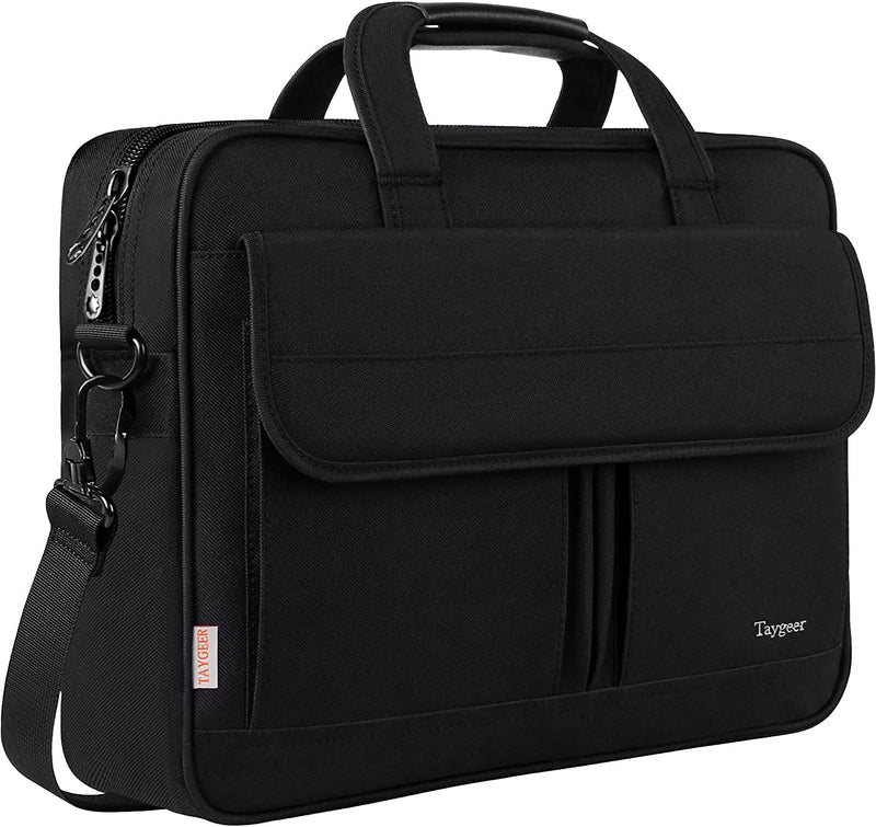 Taygeer Laptoptasche 17 Zoll, Grosse Aktentasche Laptop Schultertasche Wasserdicht Notebooktasche Bu