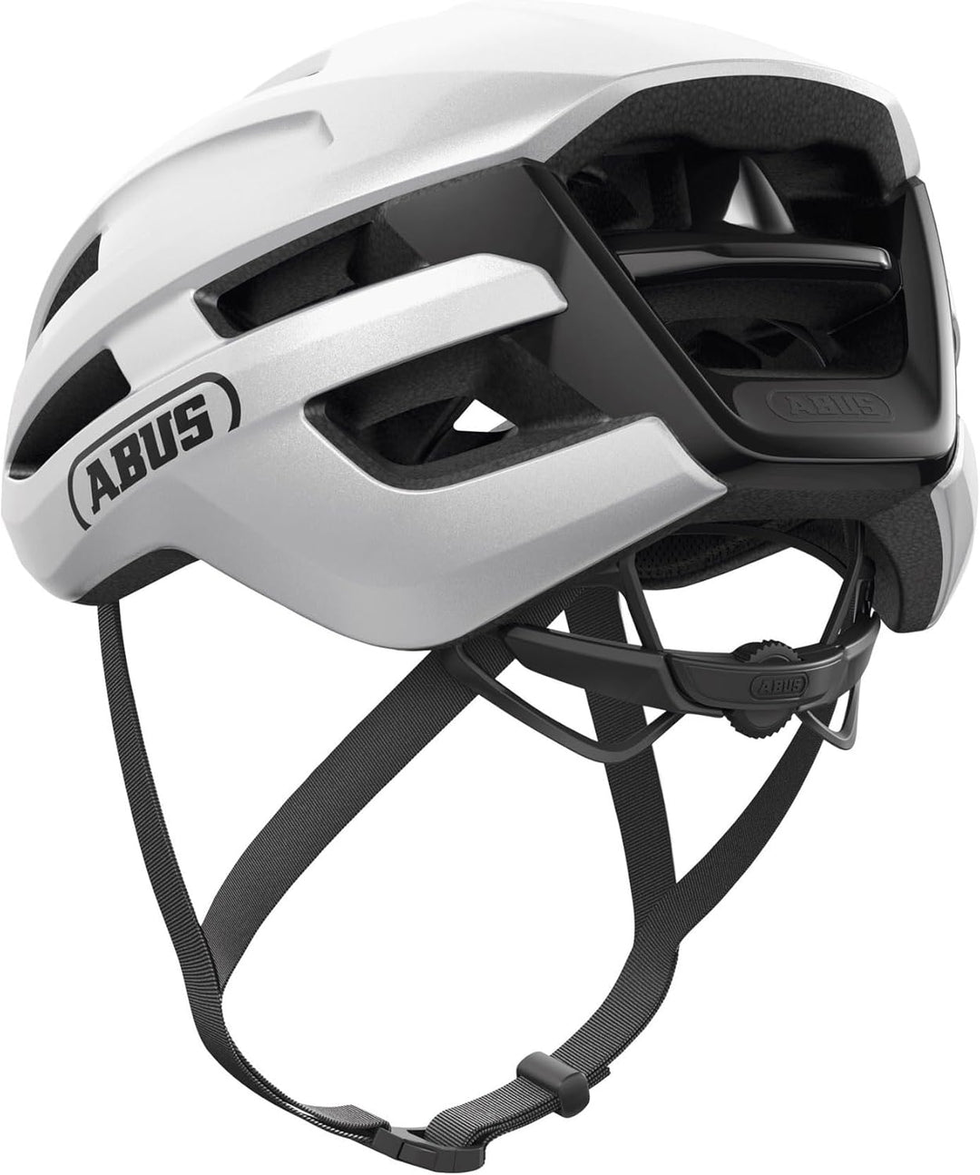 ABUS Rennradhelm PowerDome - leichter Fahrradhelm mit cleverem Belüftungssystem und aerodynamischem