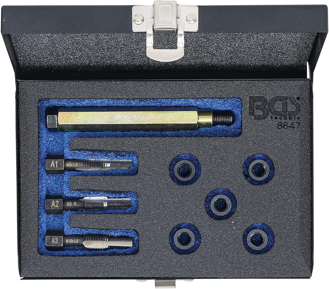 BGS 8647 | Reparatursatz für Glühkerzengewinde | M8 x 1,0 mm