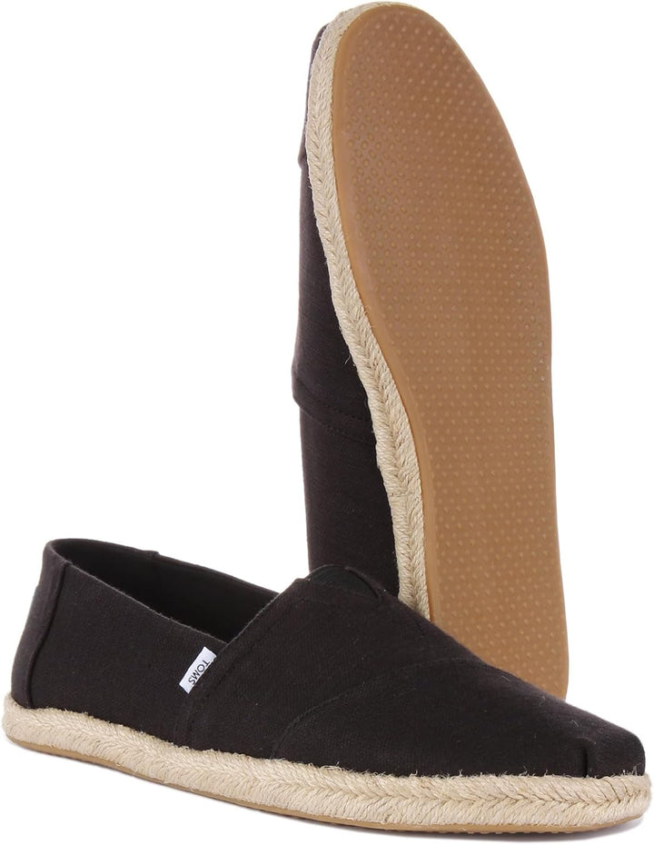 TOMS Herren Alpargata Rope Classic Flacher Slipper, Blue Grey, 40.5 EU