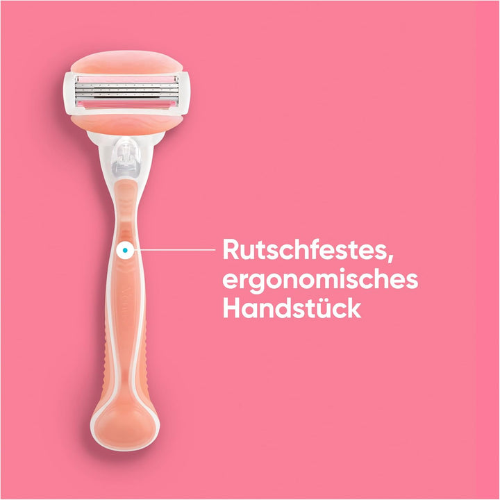Gillette Venus ComfortGlide Spa Breeze Damenrasierer, 1 Ersatzklingen, rutschfestes, ergonomisches H