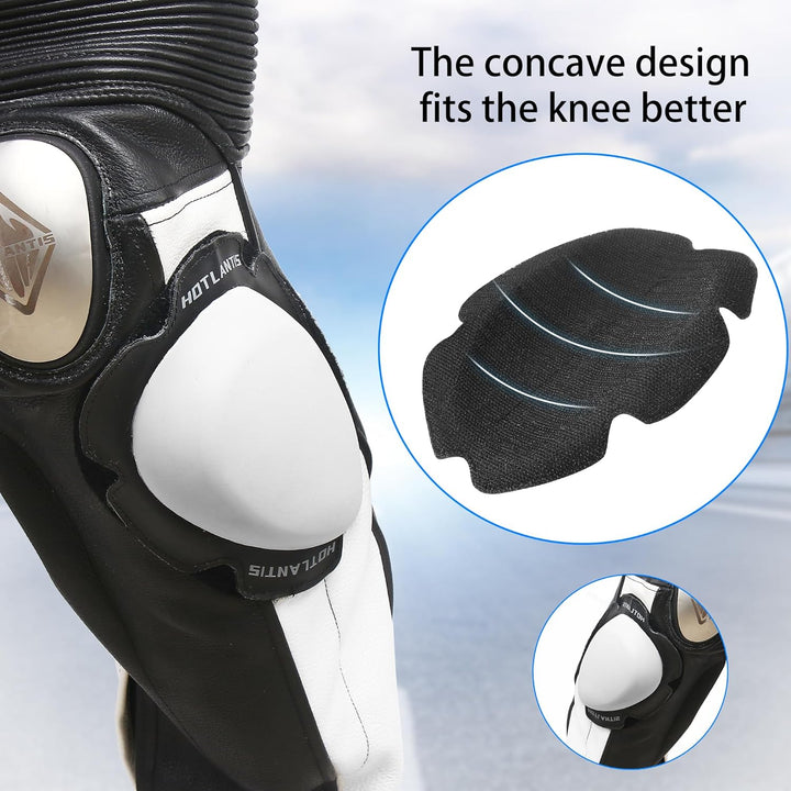 HOTLANTIS Universal Knieschleifer Motorrad Knee Slider für Motorrad Racing