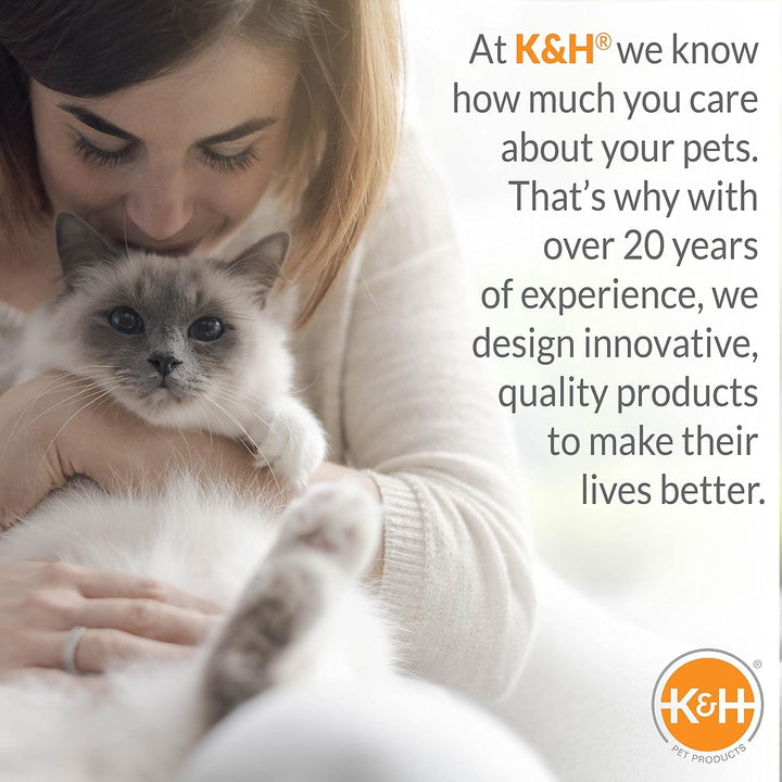 K&H PET PRODUCTS Amazin' Kitty Pad, ungeheizt, 38,1 x 50,8 cm, Grau, 2 Stück 2 Pack unbeheizt, 2 Pac