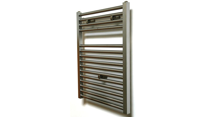 Badheizkörper Design Edelstahl 1, HxB: 77 x 60 cm, 581 Watt Szagato handtuchwärmer handtuchtrockner