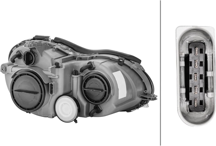 HELLA 1DB 007 988-191 Halogen-Hauptscheinwerfer - links - für u.a. Mercedes-Benz Clk (C209), Links