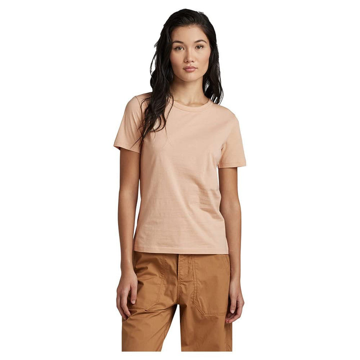 G-STAR RAW Damen Raw. Slim R T Wmn T-Shirt XXS Beige (Ivory Cream D22784-336-d761), XXS Beige (Ivory
