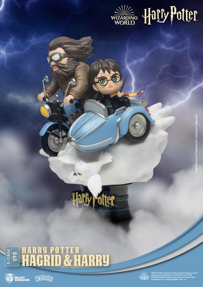 Beast Kingdom Harry Potter D-Stage PVC Diorama Hagrid & Harry New Version 15 cm