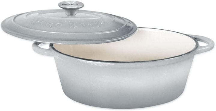 Emailliert Gusseisen Bräter Töpf Röster Schmortöpf KINGHOFF 6,2L, 6,2L