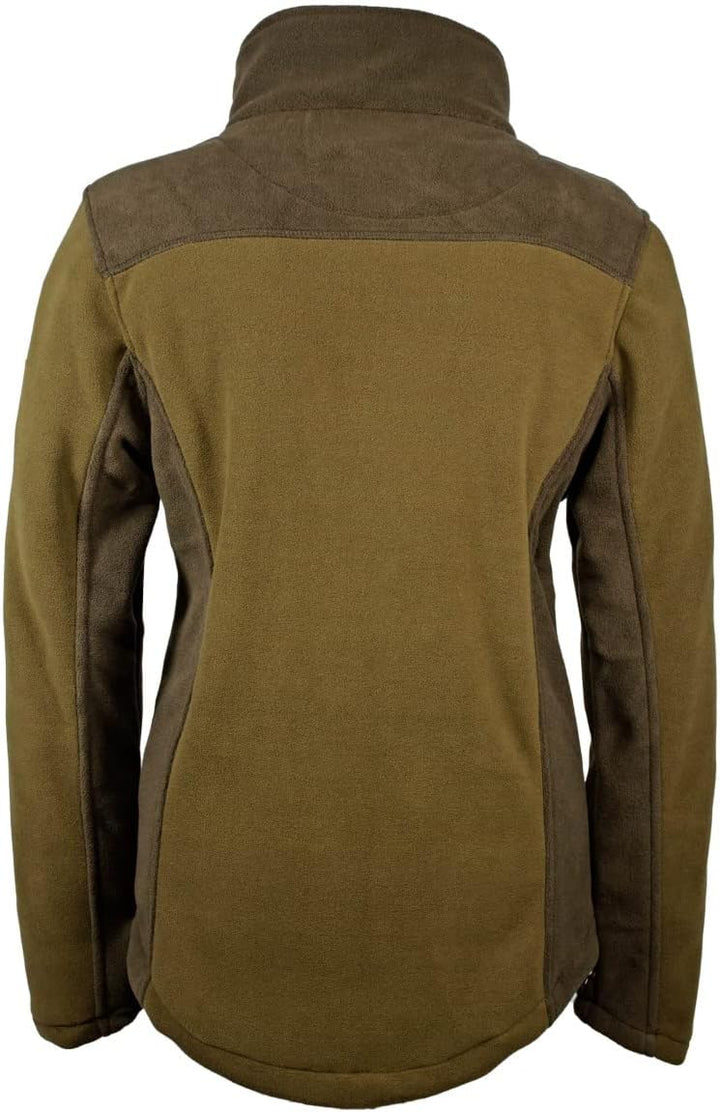 HUBERTUS Damen Fleece Jagdjacke Oliv Braun XXL Oliv, XXL Oliv