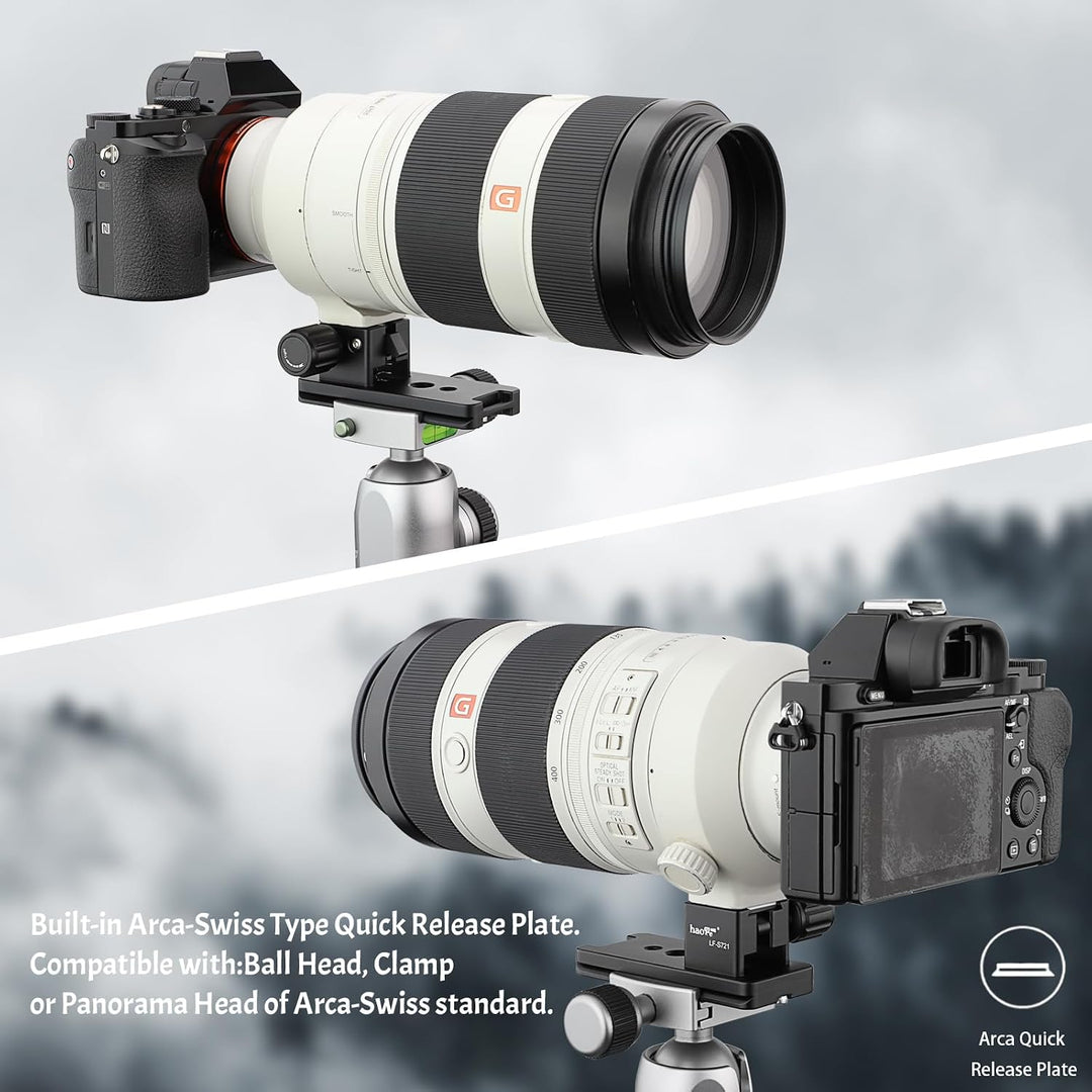 Haoge LF-S721 Objektivmanschette-Adapterring für Sony FE 70-200 mm F2.8 GM OSS SEL-70200GM und Sony