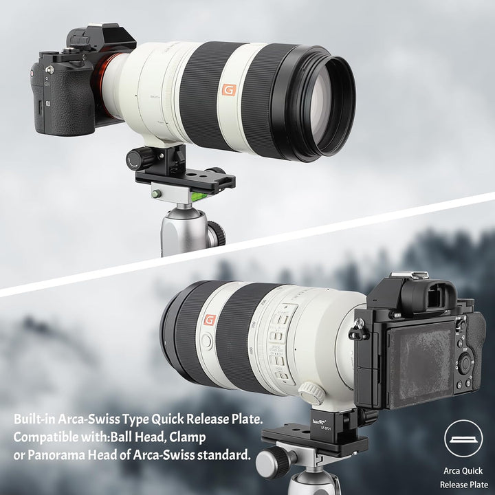 Haoge LF-S721 Objektivmanschette-Adapterring für Sony FE 70-200 mm F2.8 GM OSS SEL-70200GM und Sony