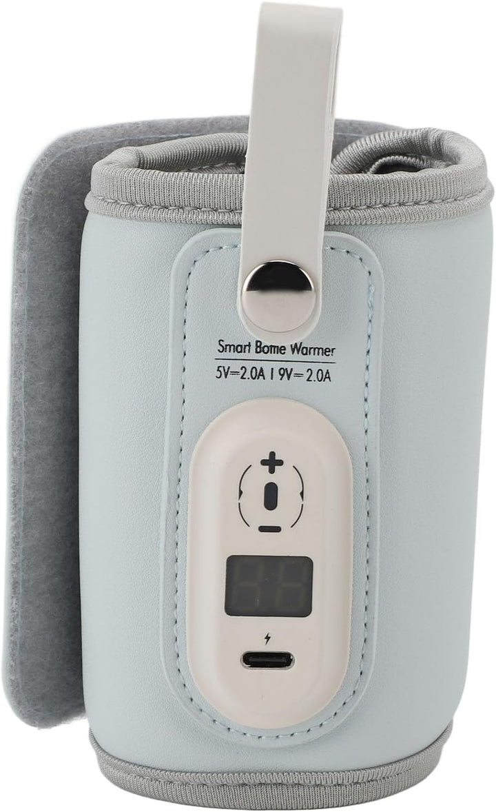 Tosuny USB -Milchflaschenwärmer, Schnelles Erwärmen 6 Einstellbare Temperaturniveaus, Babymilchwärme