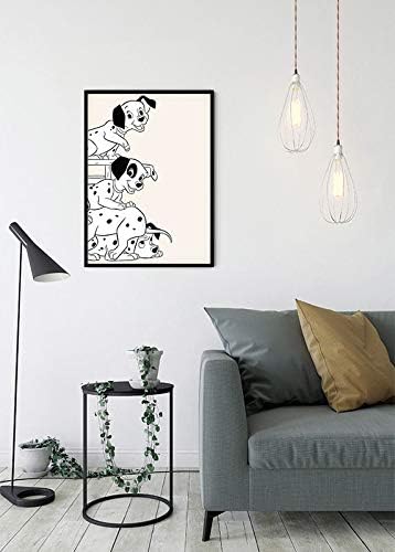 Disney Wandbild von Komar | 101 Dalmatiner Playing | Kinderzimmer, Babyzimmer, Dekoration, Kunstdruc
