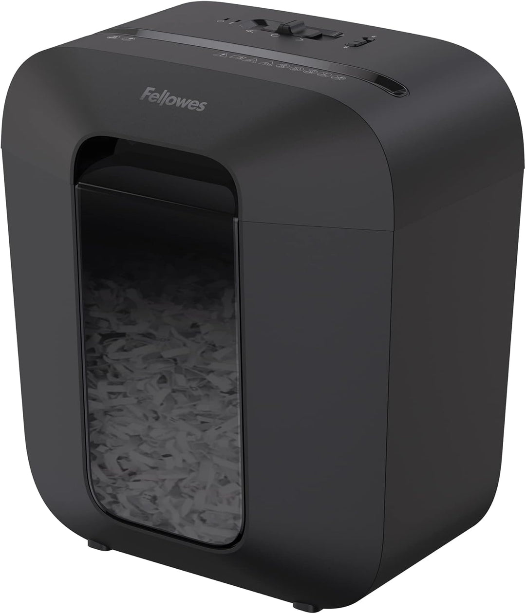 Fellowes Powershred LX25 Aktenvernichter für Partikelschnitt, Schwarz