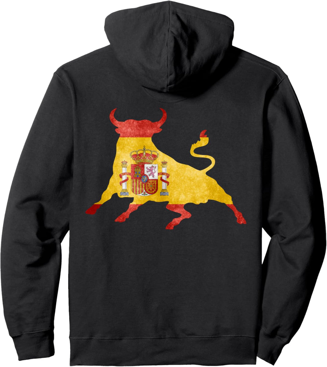 Spanien Flagge Stierkampfgeschenk Pullover Hoodie
