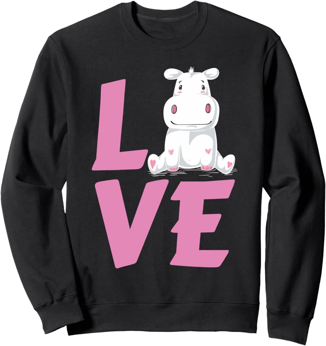 Narwal lieben süsse Frauen oder Mädchen Einhorn des Meeres Ge Sweatshirt
