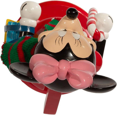 Disney DN6212L Nussknacker Minnie Maus mit Zuckerstange, Harz, Mehrfarbig, 10 Inch