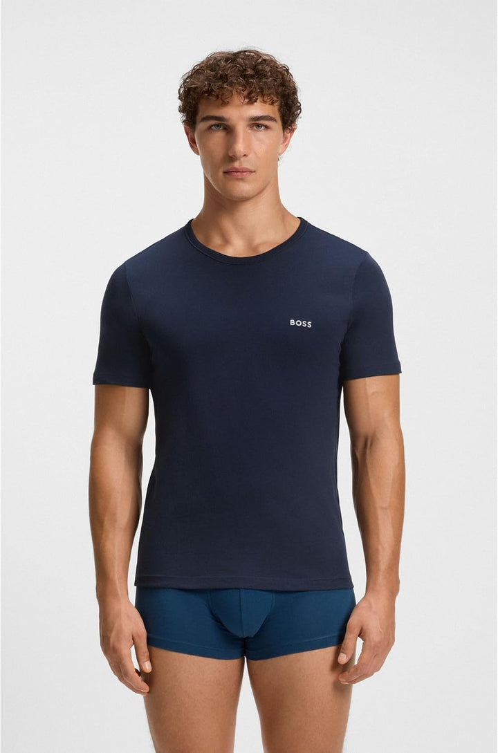 BOSS Herren Tshirtrn 3p Classic 10267939 0 Underwear_T_Shirt (1er Pack) XXL Open Miscellaneous, XXL