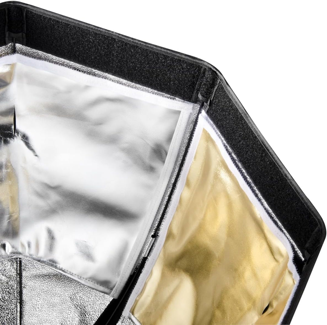 Walimex Pro Octagon Softbox PLUS Orange Line 120 cm Durchmesser für pro&K Walimex Pro&K, Walimex Pro