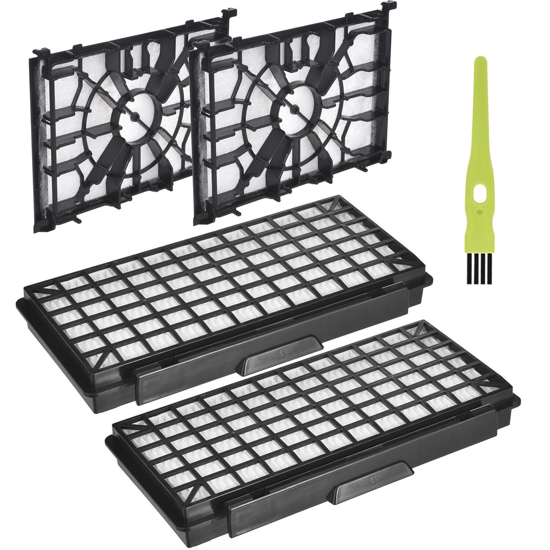 2x HEPA Filter + 2x Motorfilter Kompatibel mit Siemens Q5.0 VSQ5X1230 Extreme SilencePower Staubsaug