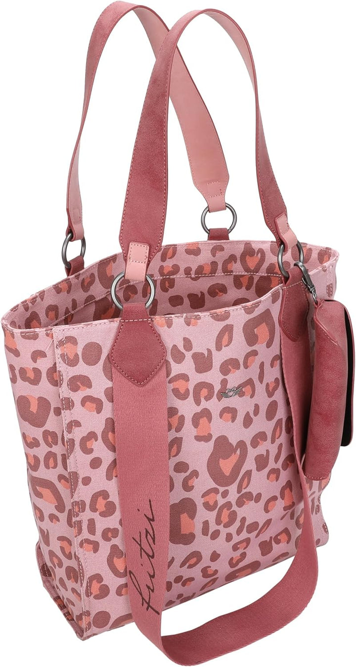 Fritzi aus Preussen Damen Izzy02 Canvas Shopper Leo Brick, Leo Brick
