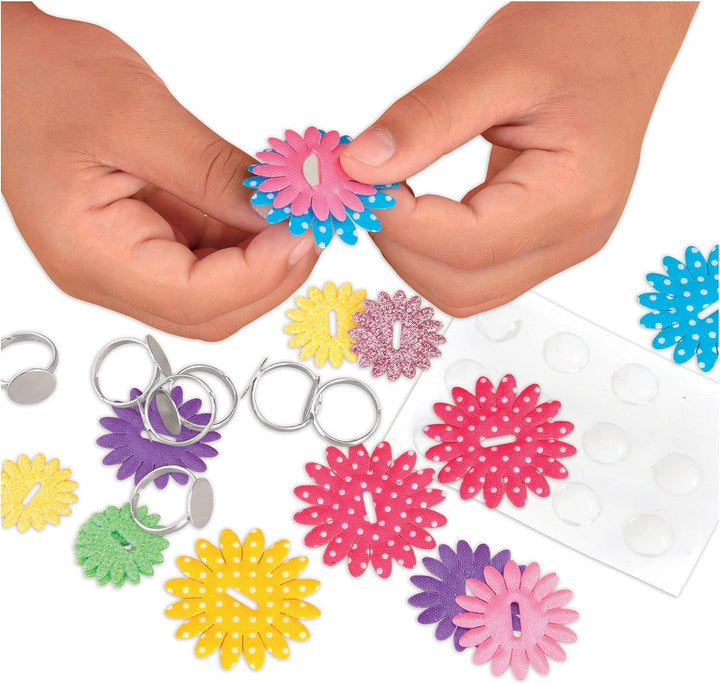 Galt Toys, Flower Rings, Bastelset für Kinder, Ringe aus Blumen selber gestalten, ab 6 Jahren