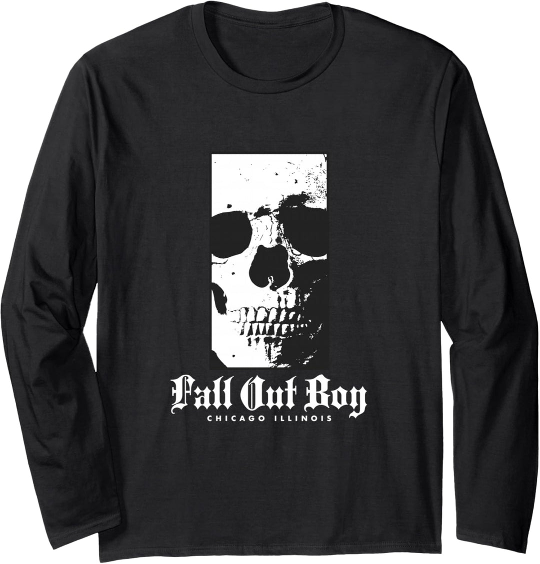 Fall Out Boy - Skull Rectangle Langarmshirt