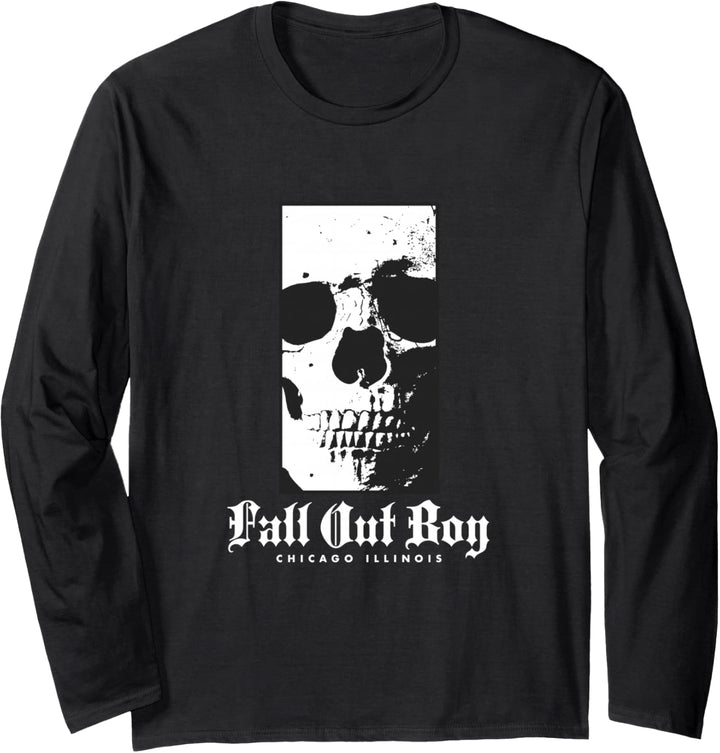 Fall Out Boy - Skull Rectangle Langarmshirt
