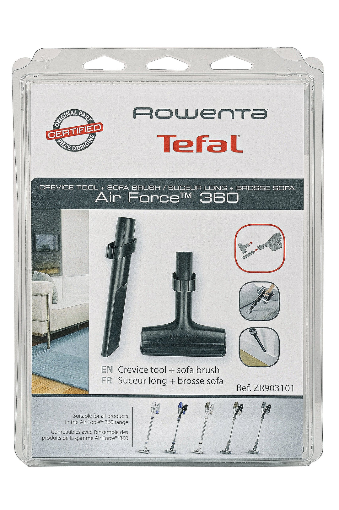 Tefal ZR903101 Fugendüse/Sofabürste