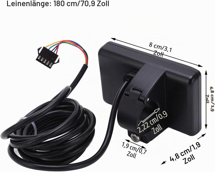 S866 Fahrradcomputer, LCD-Messgerät für Elektrische Fahrräder, 24 V 36 V 48 V Elektroroller-Bedienfe