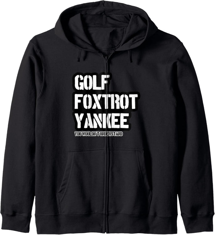 Golf Foxtrot Yankee - Soldaten und Bundeswehr Kapuzenjacke