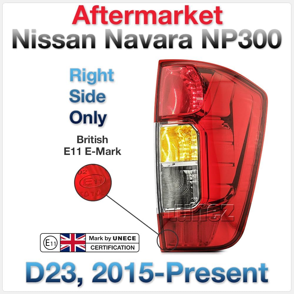 TUNEZ® Richtig Rücklicht für Navara NP300 D23 2015 2016 2017 2018 New rechts hinten Rücklicht Lampe