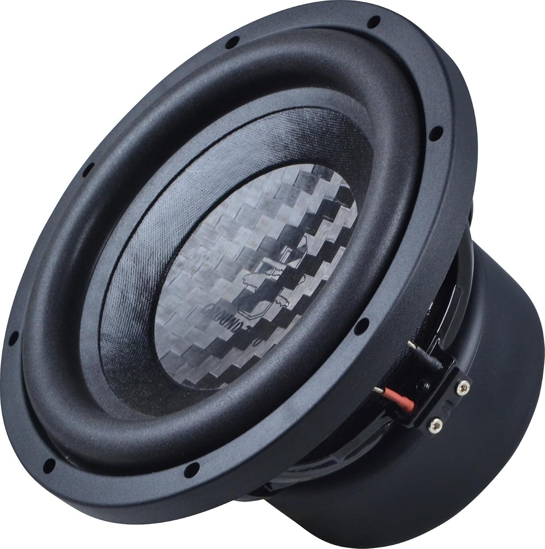 Ground Zero GZUW 10CF – 10 Zoll Subwoofer für präzisen &amp; tiefen Bass im Auto, 450W RMS, 2x2 Ohm, kra