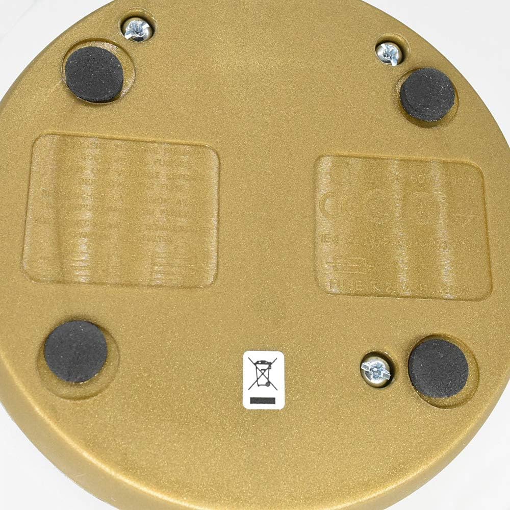 Universal Dimmer 60-300W Rund Fussdimmer HV 230V mit Schieberegler u. Druckschalter Mod.1012 incl. A