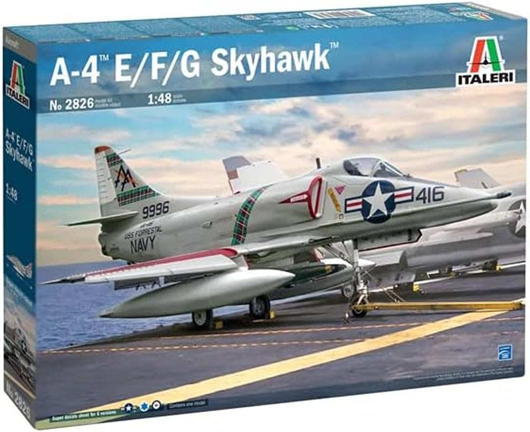 Italeri 2826S - 1:48 A-4E/F/G Skyhawk - Modellbau, Bausatz, Standmodellbau, Basteln, Hobby, Kleben,