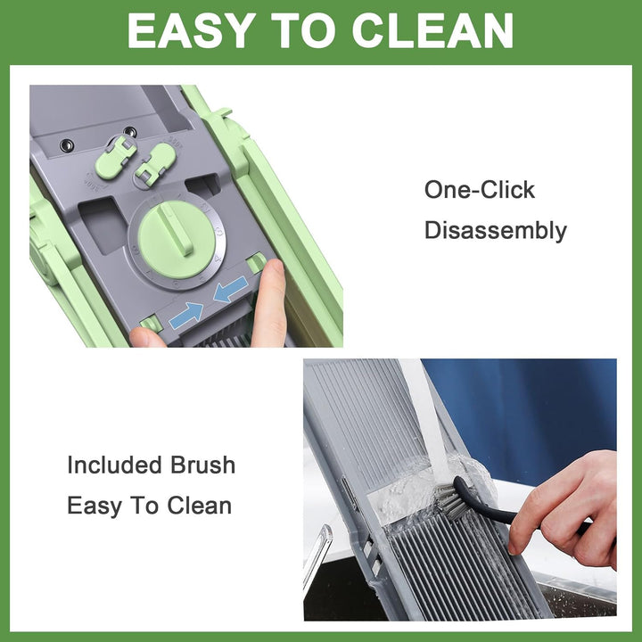 Safe Veggie Chopper Gemüseschneider, Pommes Frittierschneider, Zwiebelhacker, Gemüsehobel, multifunk