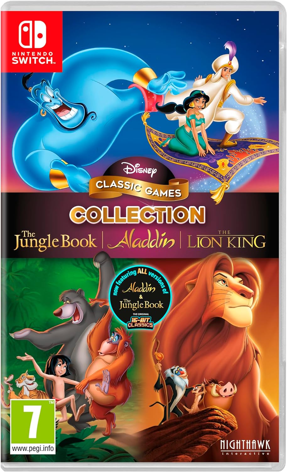 NONAME Unbekannt Disney Classic Games Collection - The Jungle Book, Aladdin and The Lion, 202425