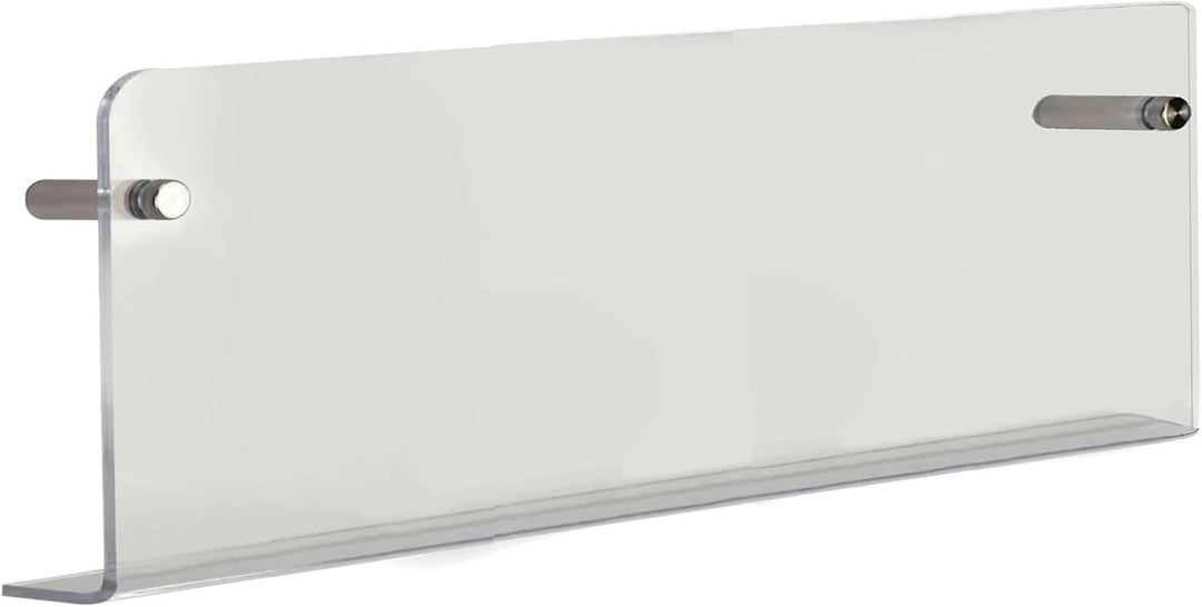TUKA-i-AKUT 2er 80cm Wand Prospekthalter Acryl Extra Stark, Zeitschriftenhalter Wandregale für Zeits