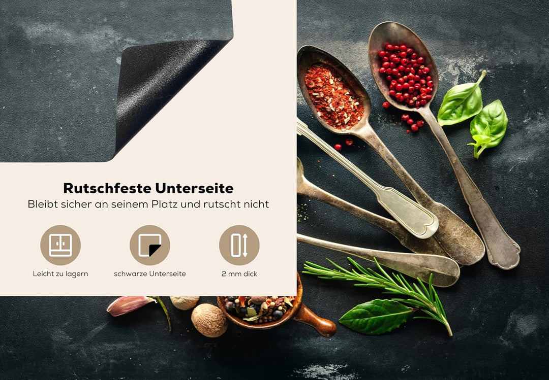 Herdabdeckplatte 75x52 cm Einteilig Abdeckplatten Cerankochfeld Abdeckung Ceranfeld Herdplattenabdec