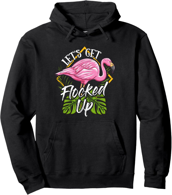 Nettes Flamingo-Geschenk lässt Frauen-Mädchen beflockt Pullover Hoodie