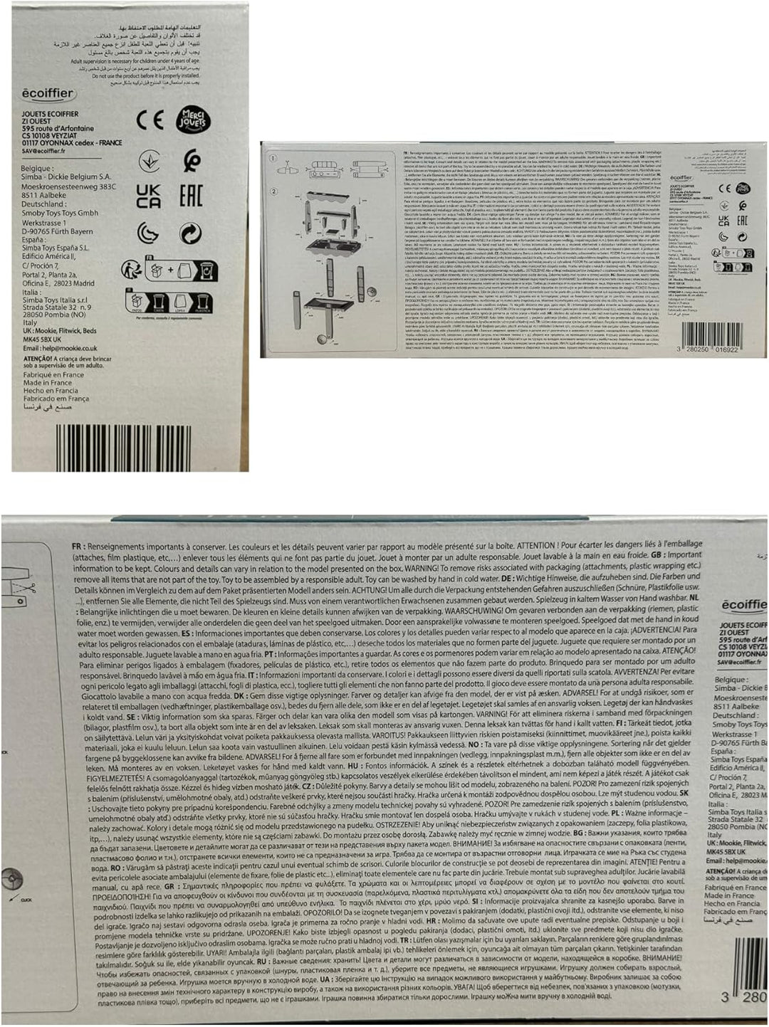 Ecoiffier 1692 Merchant Delight, Mehrfarbig, S