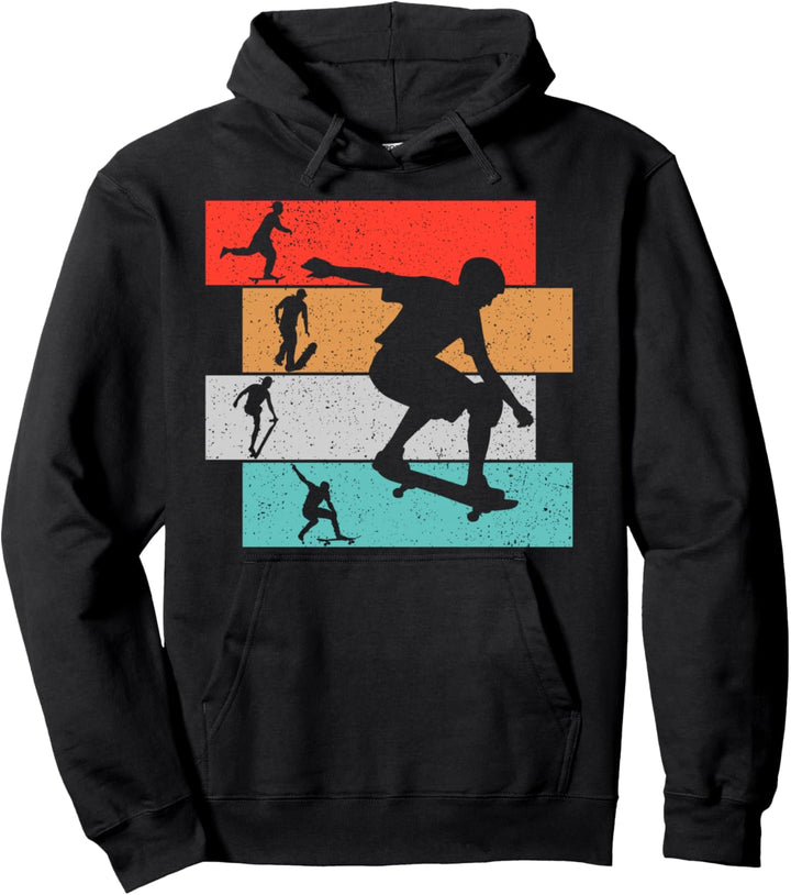 Skater Skateboard Skateboarder Kinder Jungen Pullover Hoodie