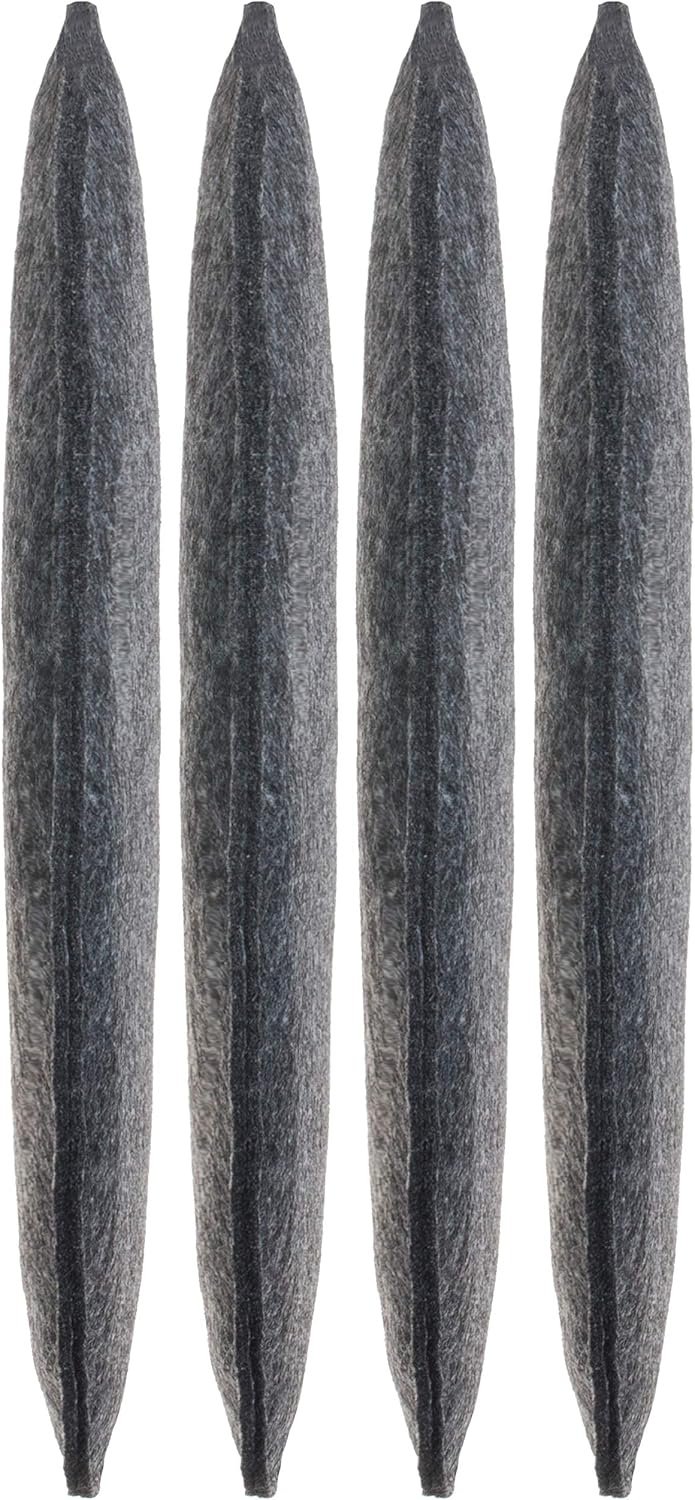Brandsseller 4er Set Sitzkissen aus Filz Ø 35x2 cm – Robuste Stuhlauflagen für innen und aussen, run
