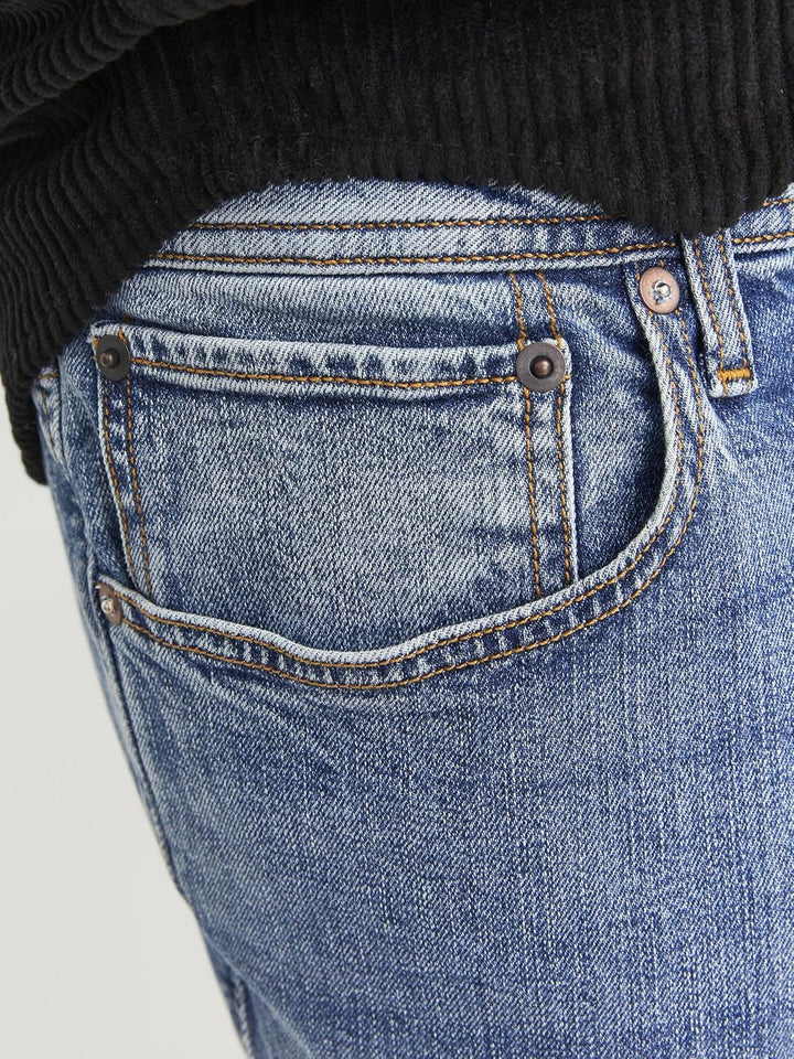 JACK & JONES Male Tapered Fit Jeans JJIMIKE JJORIGINAL CB 231 BF Tapered Fit Jeans 29W / 32L Blue De