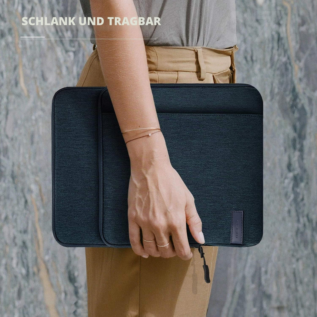 MoKo 12.9 Zoll Tablet Hülle Kompatibel mit iPad Pro 12.9 M2 2022-2018, Galaxy Tab S8+ 12.4", Surface